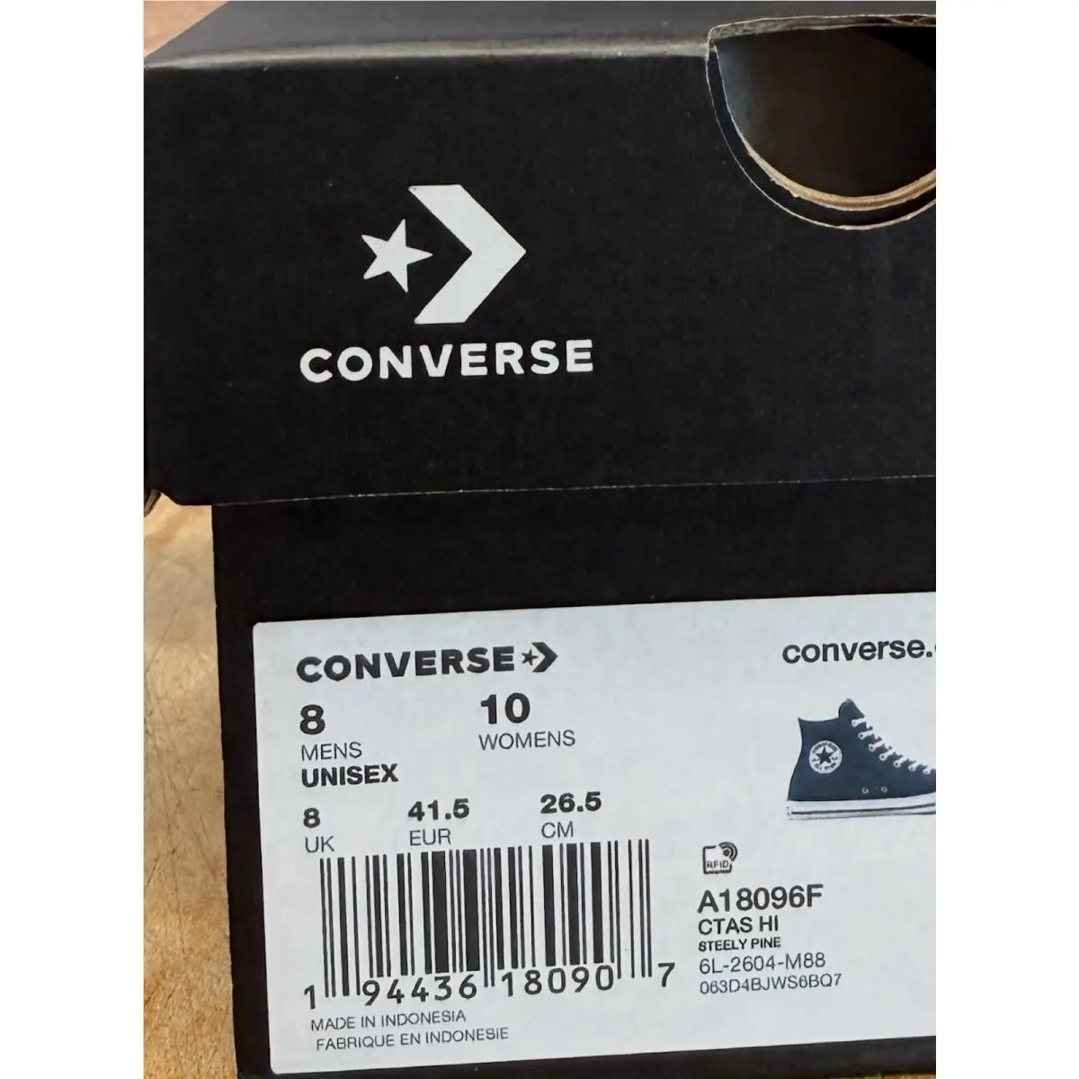 Converse shoes - Converse Chuck Taylor All Star Hi - A18096F - Green 4