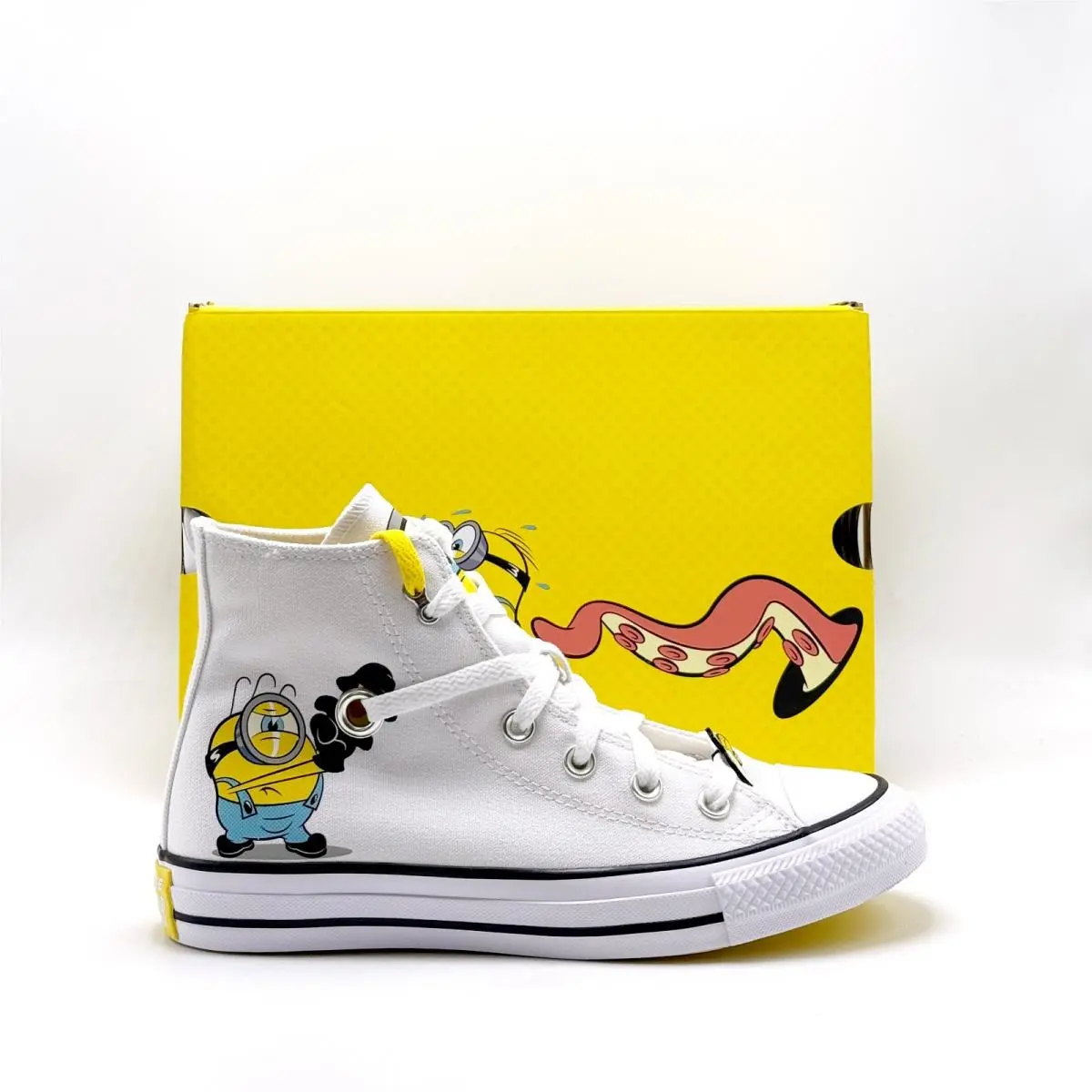 Unisex Converse Chuck Taylor All Star HI X Minions White A21403C