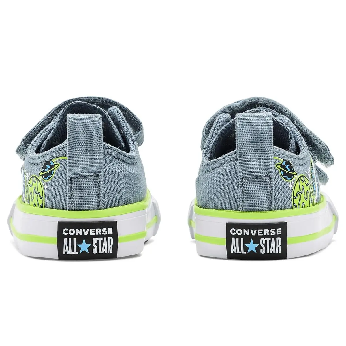 Converse shoes - Grey New World/Neon Mantis 5