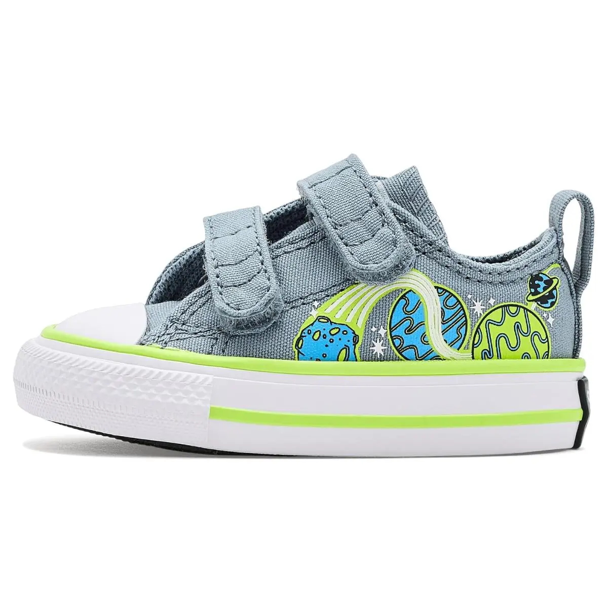 Converse shoes - Grey New World/Neon Mantis 9