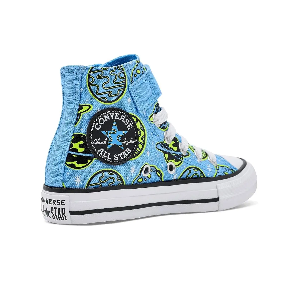 Converse shoes - Light Blue/Neon Mantis/Black 1