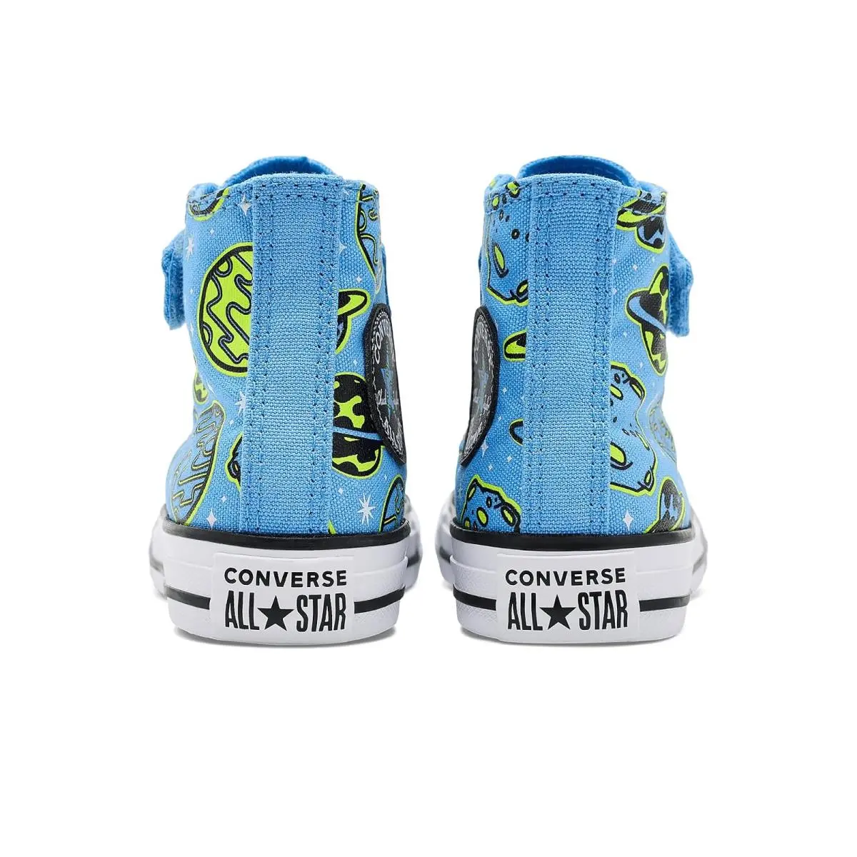 Converse shoes - Light Blue/Neon Mantis/Black 5