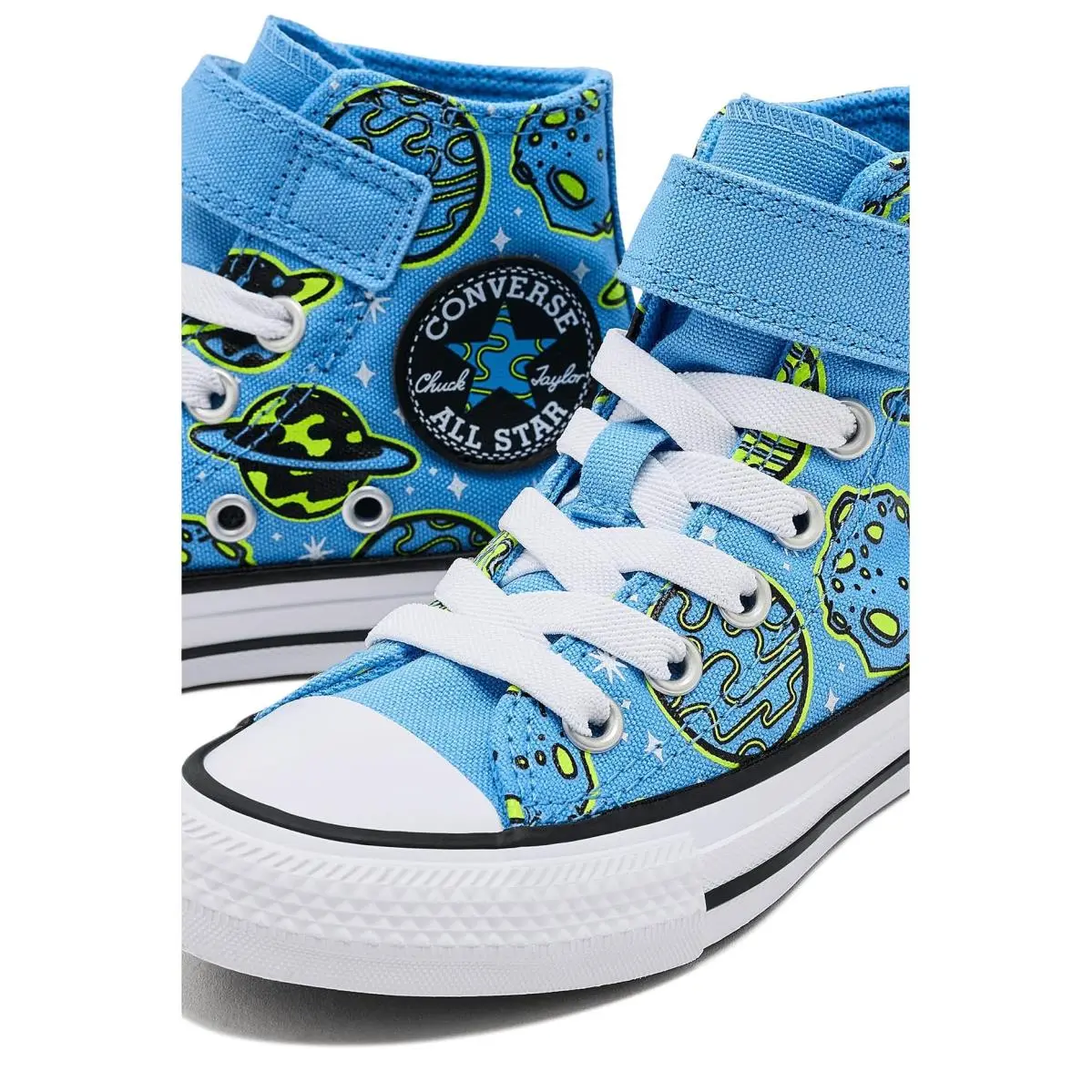 Converse shoes - Light Blue/Neon Mantis/Black 11