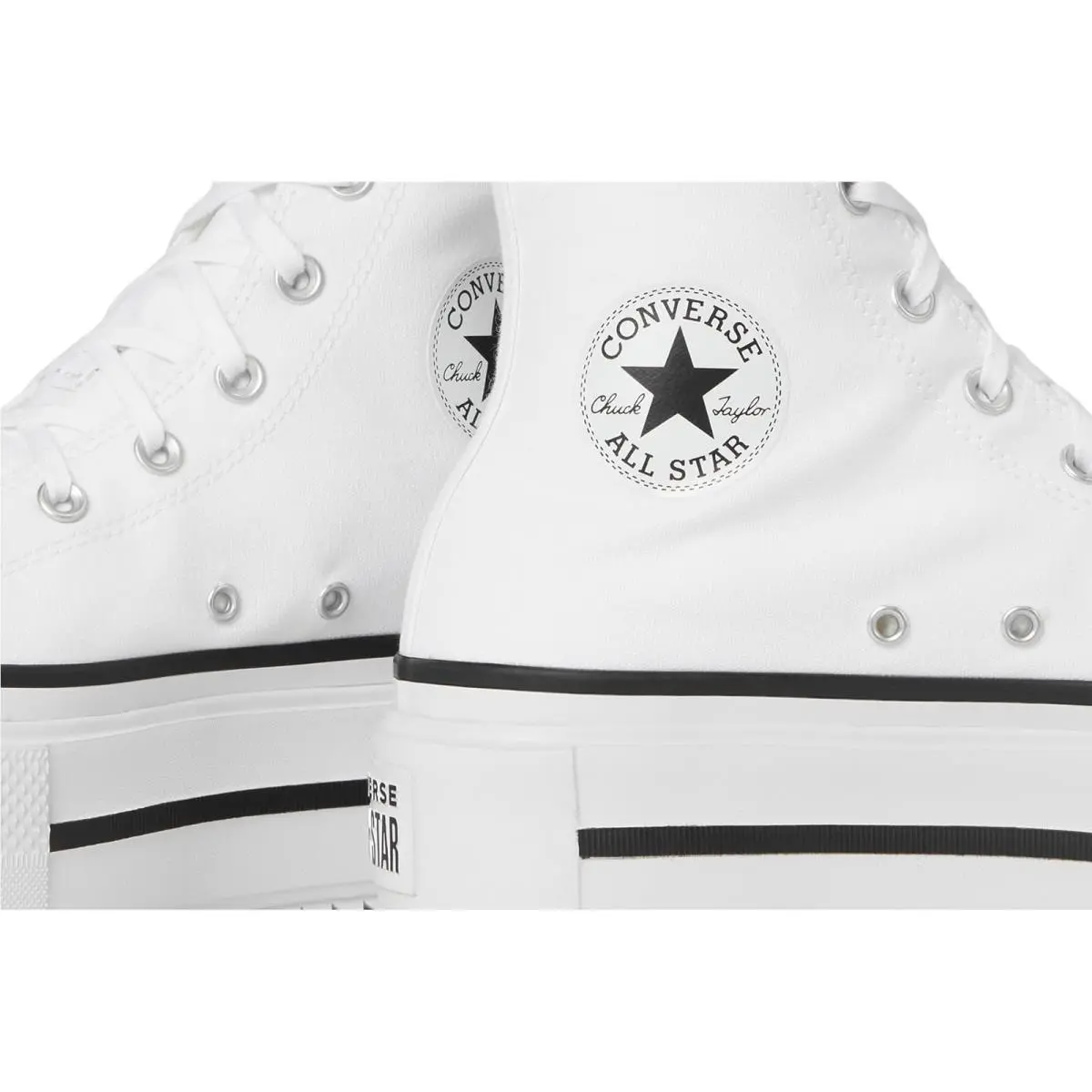 Converse shoes - White/Black/White 4
