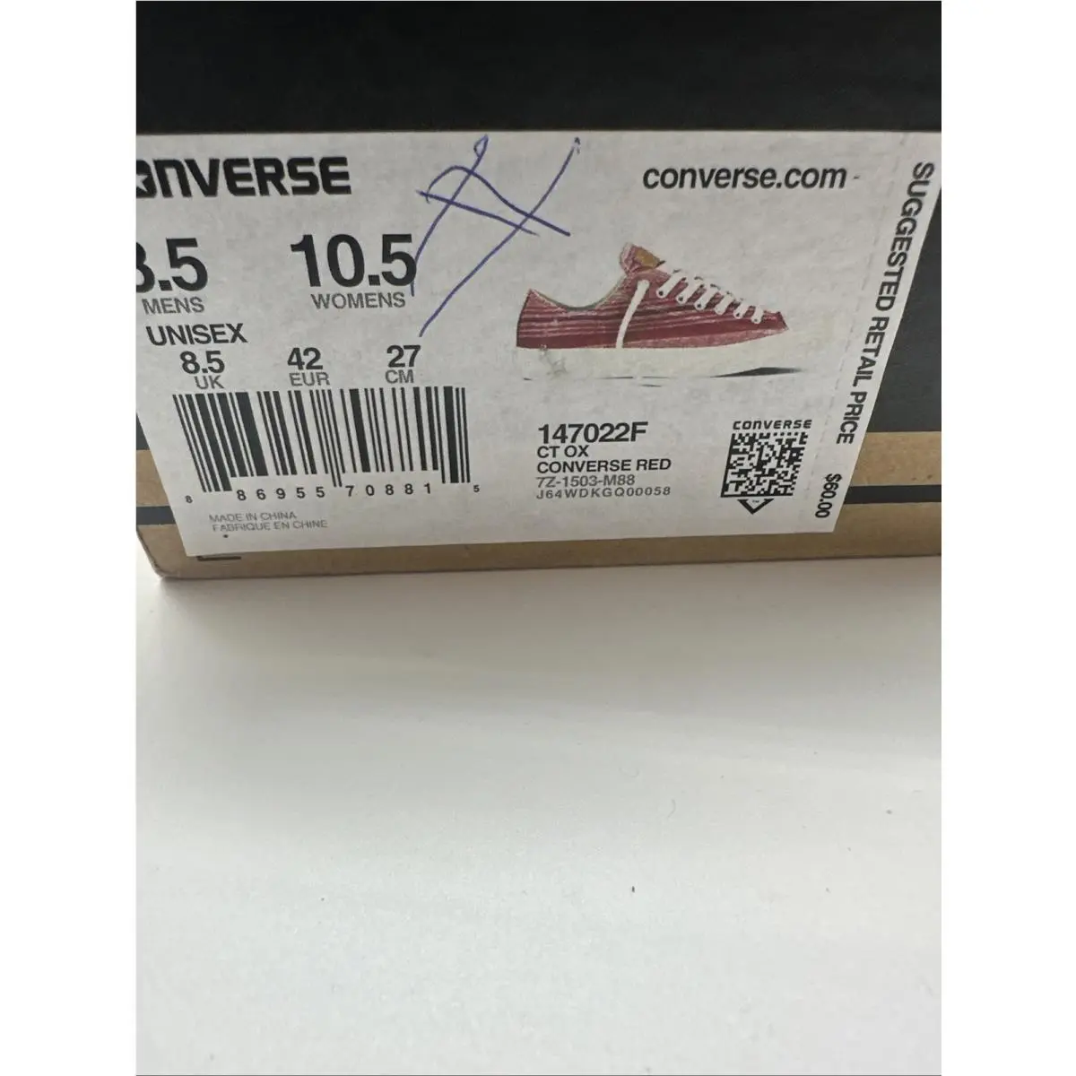 Converse shoes - Chuck Taylor - Chuck Taylor - 147022F - Multicolor (UPC: 0886955708808) 11
