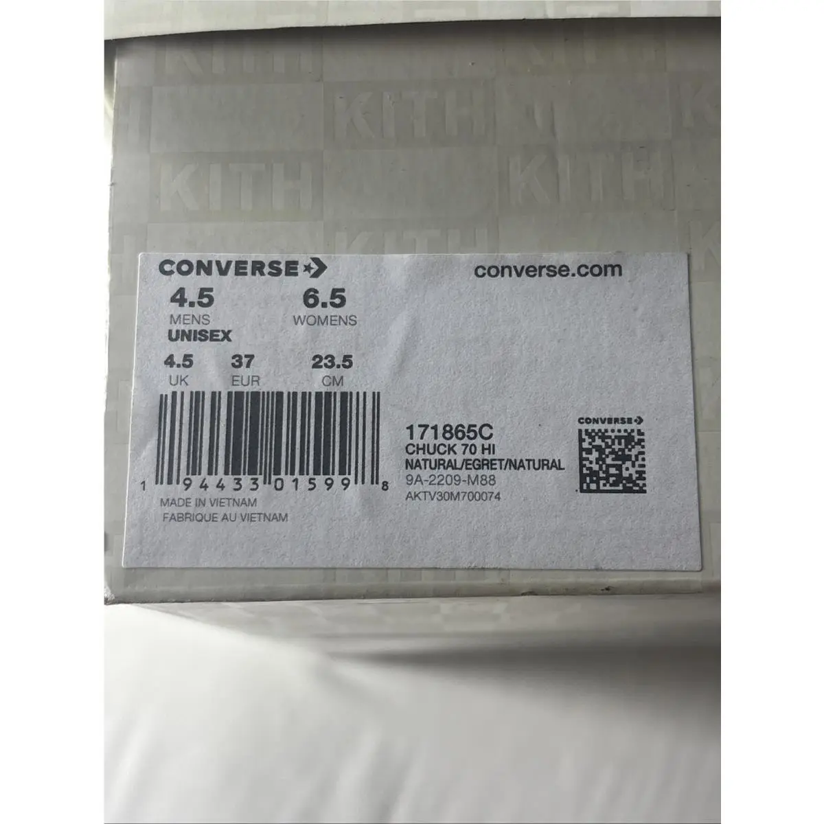Converse shoes - Converse Chuck 70 - Chuck - 171865C - Ivory (UPC: 0194433015998) 5