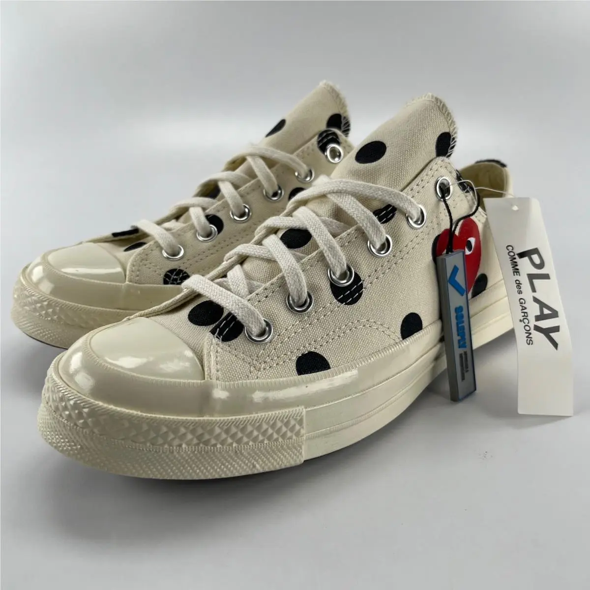 Chuck Taylor All Star 70 Ox Comme Des Garcons Play Polka Dot 157249C 8M by Converse