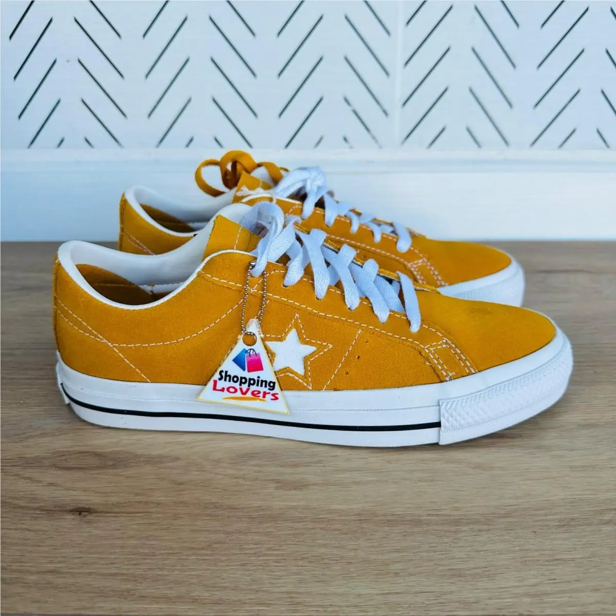 ⭐converse One Star Pro OX Low Mens Shoes 8 Mustard Yellow Suede Sneaker A09231C