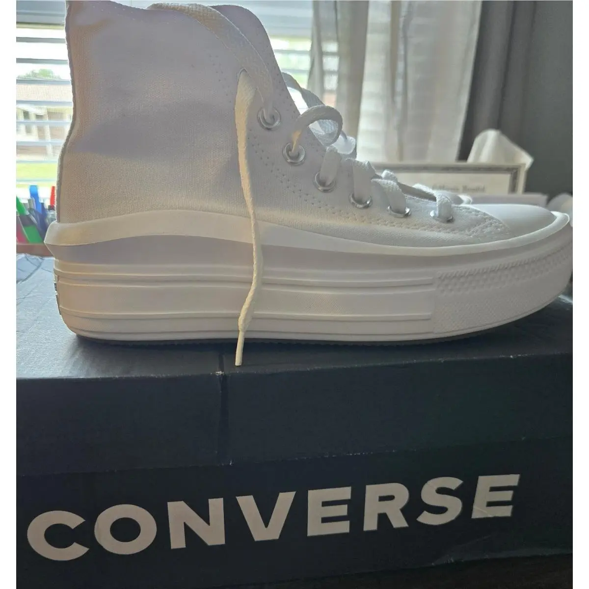Converse shoes - Chuck Taylor All Star Move - White 2