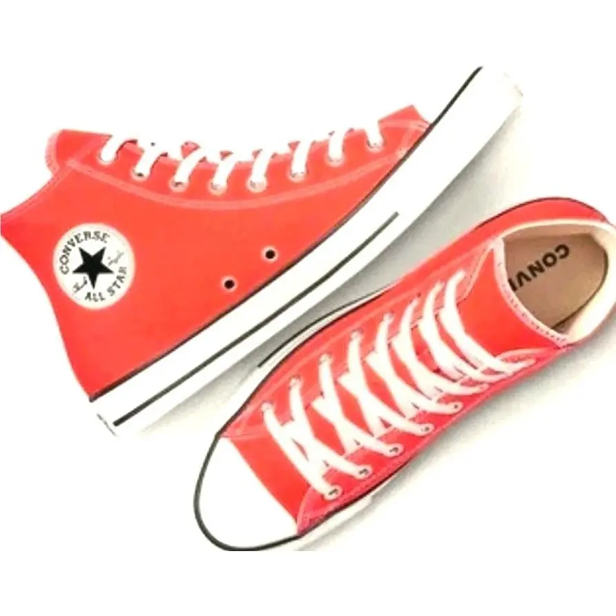 Converse Chuck Taylor All Star High Unisex Women 9 Men 7 Orange