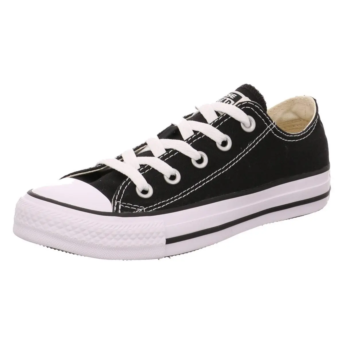 Converse Chuck Taylor All Star Canvas Low Top Sneaker Black/white 4 US Men/6