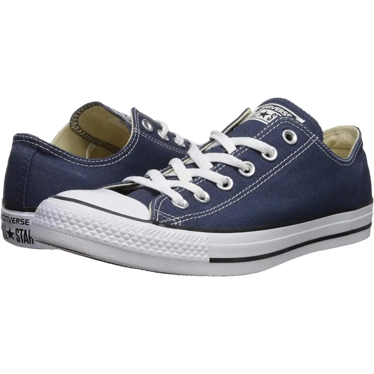 Converse Chuck Taylor All Star Ox Navy Canvas Sneakers Unisex M8 W10