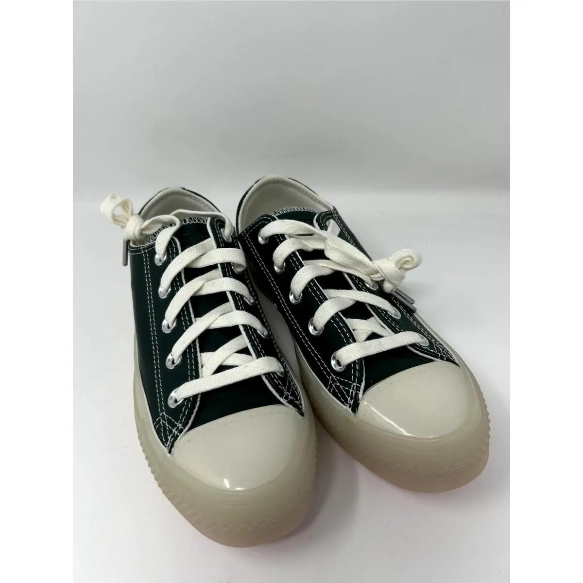 Converse Chuck Taylor All Star OX Women`s Deep Emerald Leather Sneakers Size 6