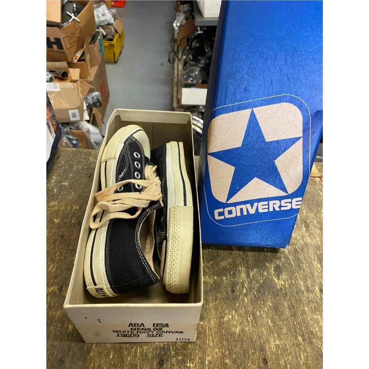 Vtg Nos 70`S Converse Chuck Taylor All Star Sneakers Shoes Oxford OX Aba Size 6