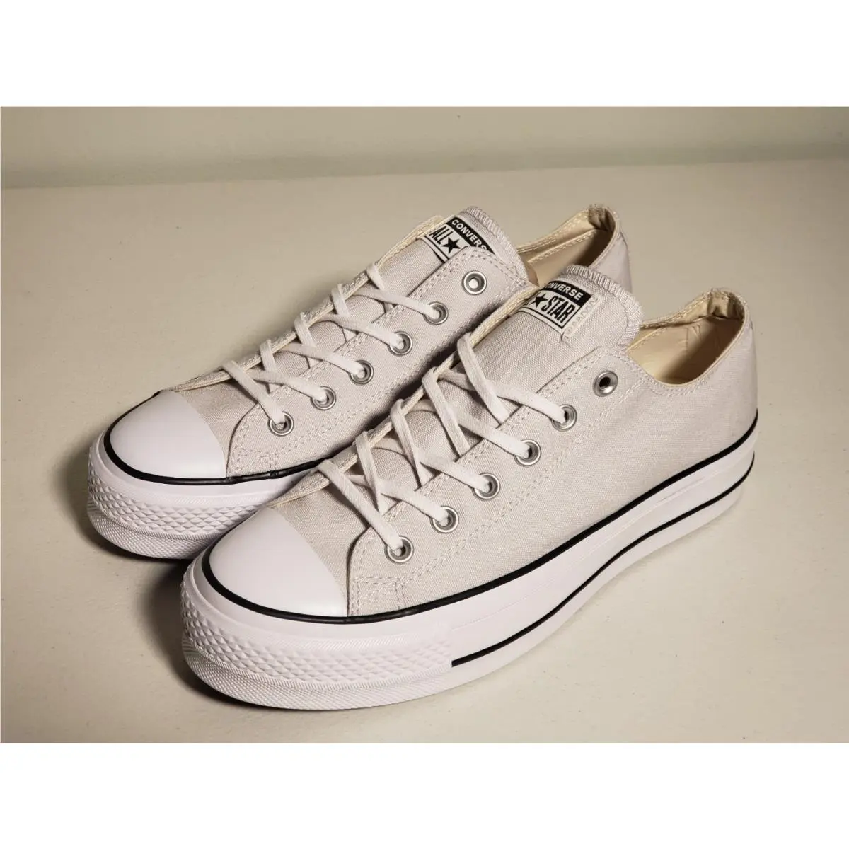 Converse shoes - Converse Chuck Taylor All-Star Lift Platform - 560686C - Mouse/White/Black 0