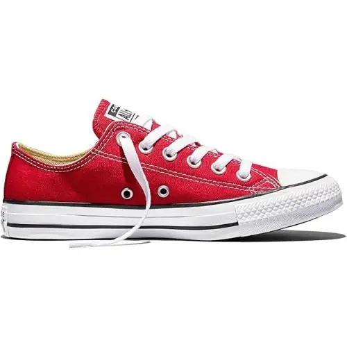 Converse Chuck Taylor All Star Ox Red Canvas Sneakers Unisex M6.5 W8.5