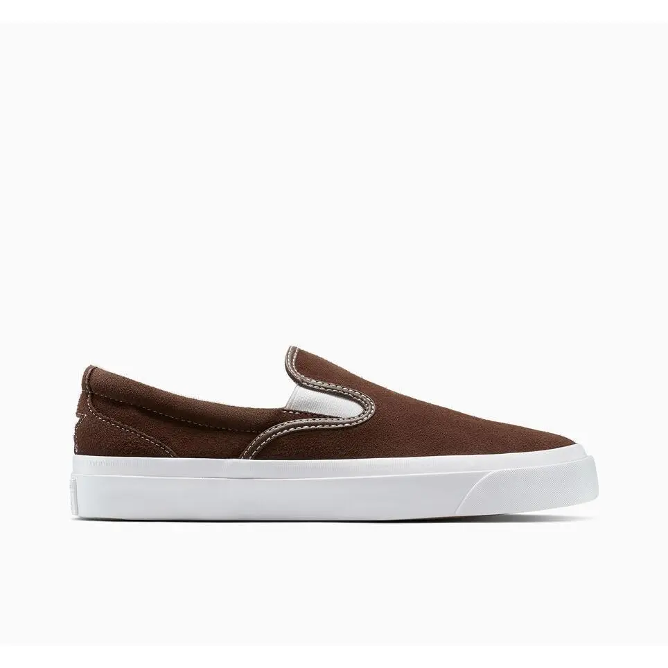 Converse Cons One Star Pro Suede Slip Skate Shoes Totally Fudged US Men 10 - Dark Green-White