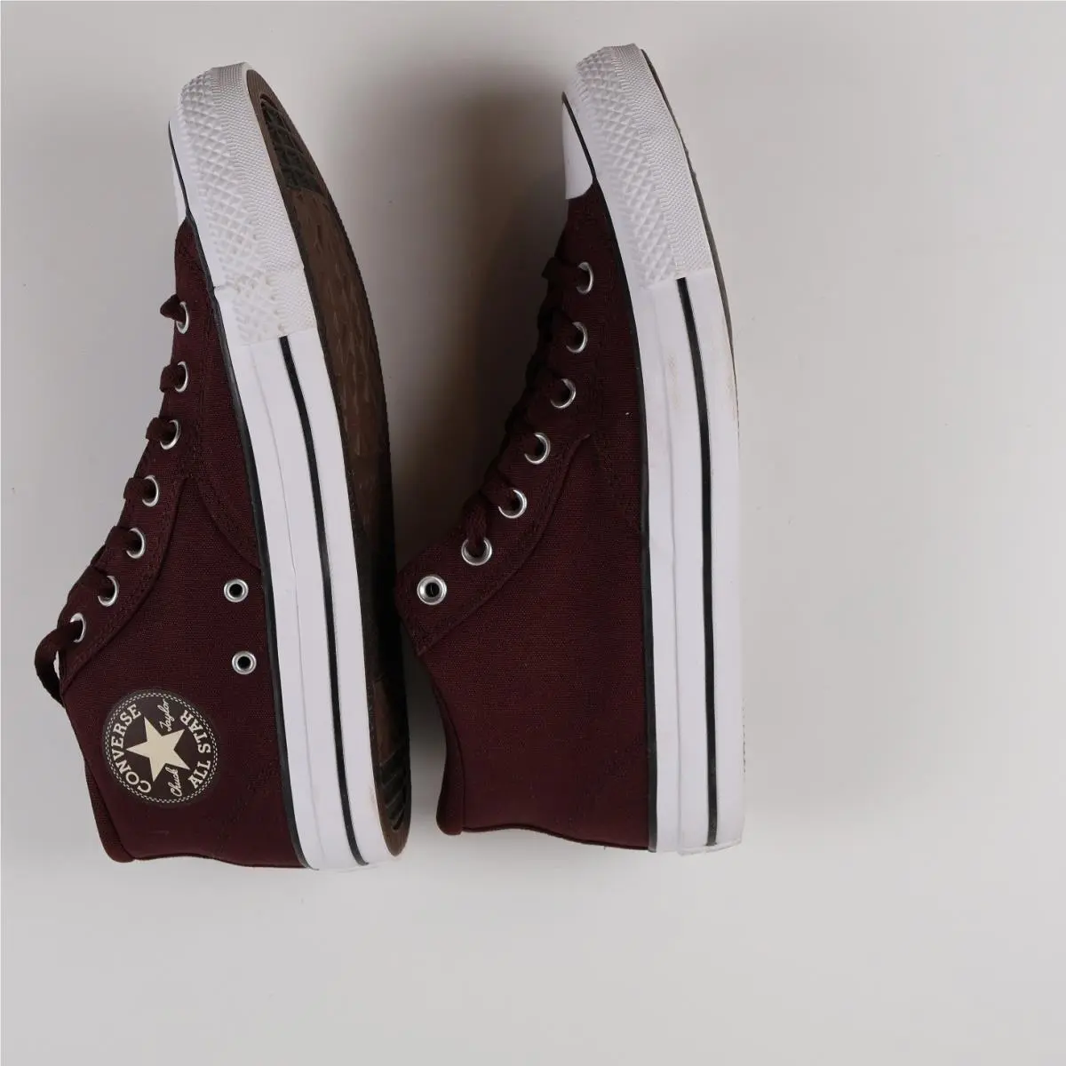 Converse Sneakers Chuck Taylor Malden Street Mid Bloodstone Burgundy Mens 10