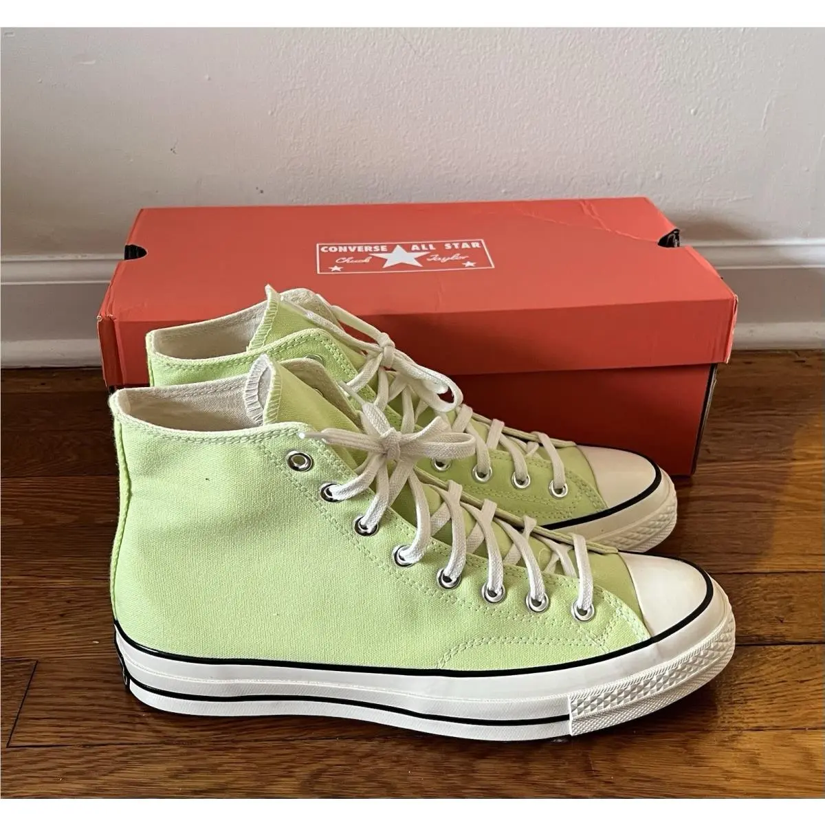 Converse Chuck 70 High Citron Yellow Shoes Sneakers Men Sz 10