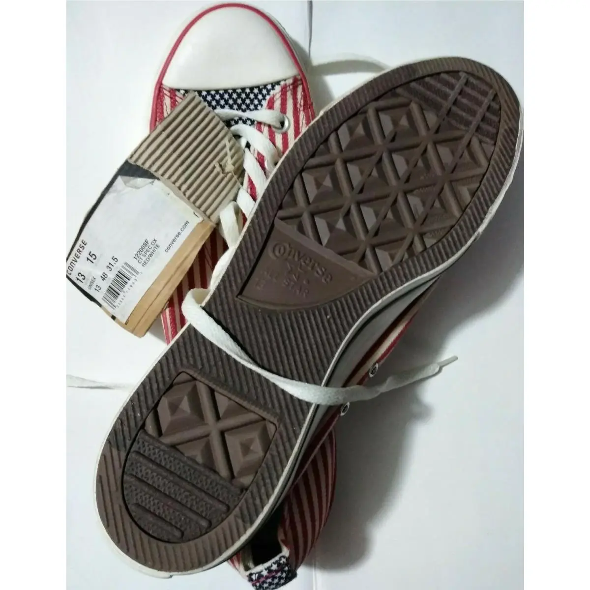 Converse shoes - Converse CTAS OX - CTAS - Red/White Blue Star (UPC: 022864119933) 0