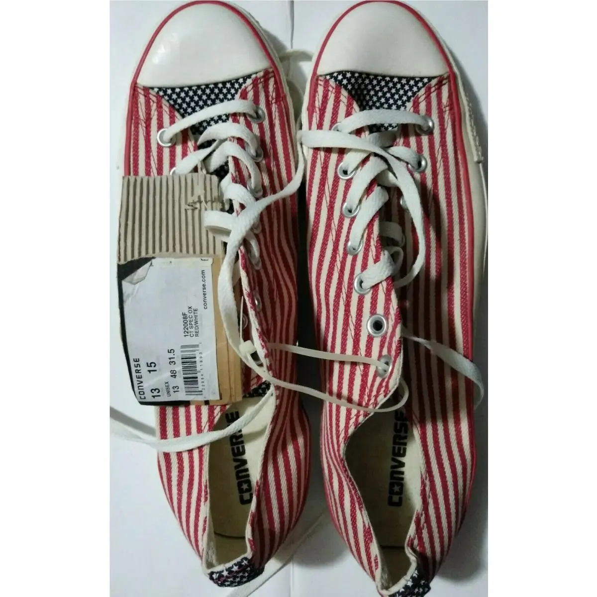 Converse shoes - Converse CTAS OX - CTAS - Red/White Blue Star (UPC: 022864119933) 1