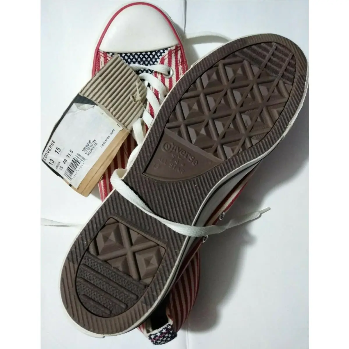 Converse shoes - Converse CTAS OX - CTAS - Red/White Blue Star (UPC: 022864119933) 2