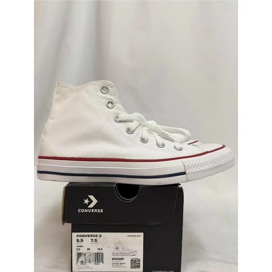 Converse Men`s Chuck Taylor All Star High Top White 5.5