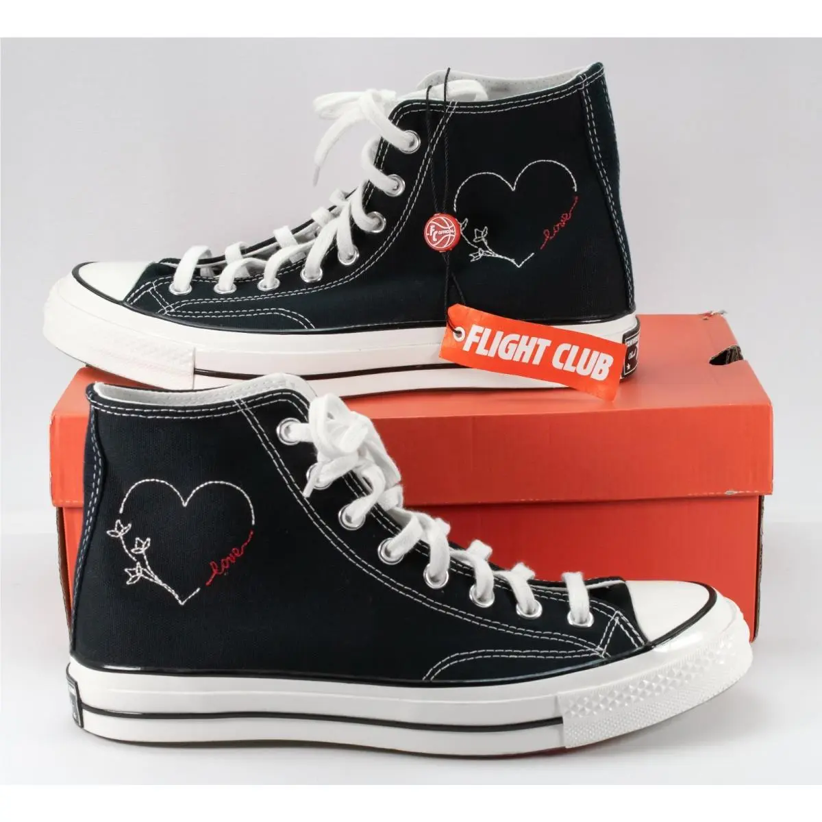 Converse Chuck 70 High Valentines Day Black 171118C Men 9 Women 11