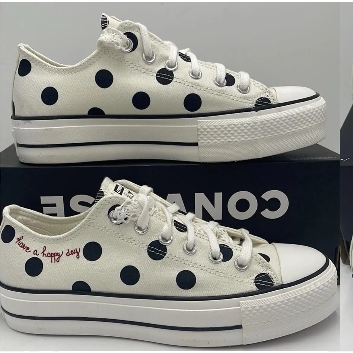 Size 7.5 Converse Women`s Chuck Taylor All Star Lift Platform Cosmic Low Top