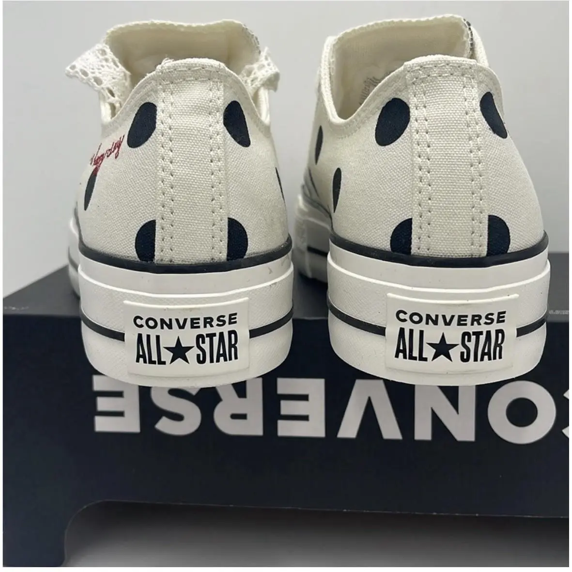 Converse shoes - Converse Chuck Taylor All-Star Lift Platform - Egret/Black/Days Ahead (UPC: 0194435401805) 8
