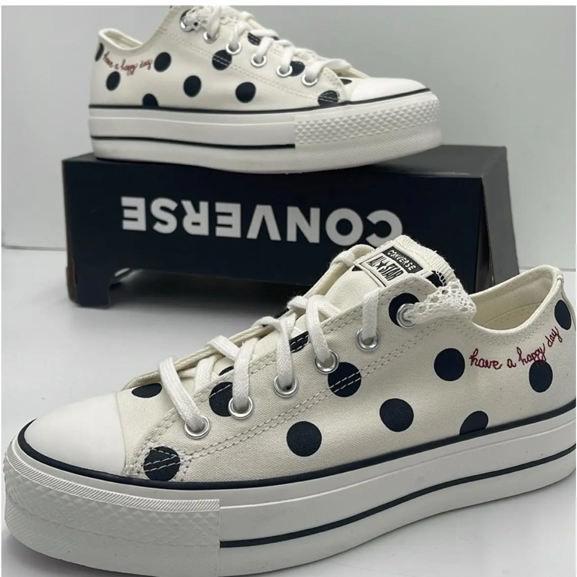 Converse shoes - Converse Chuck Taylor All-Star Lift Platform - Egret/Black/Days Ahead (UPC: 0194435401805) 9