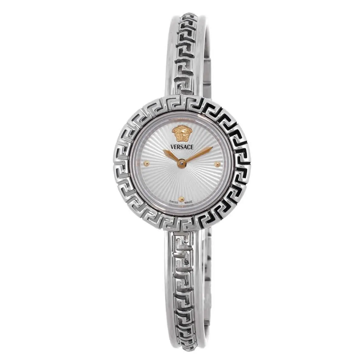 Versace VE8C00324 La Greca Silver Dial 28 mm Women`s Watch