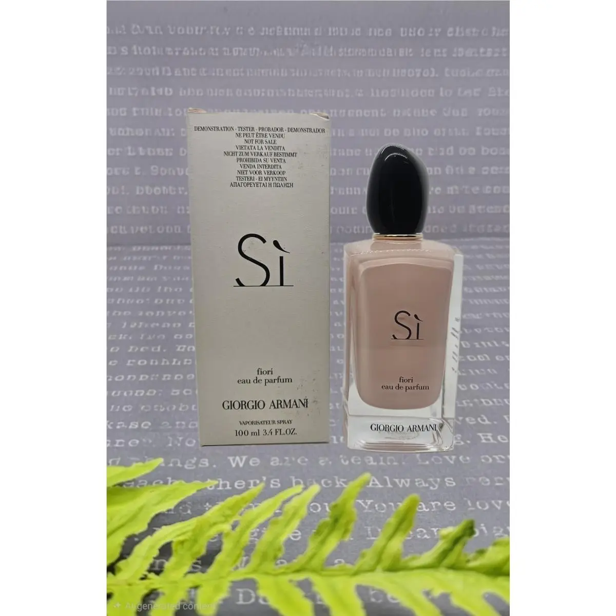 SI Fiori by Giorgio Armani 100 Ml/ 3.4 oz Eau de Parfum Spray T