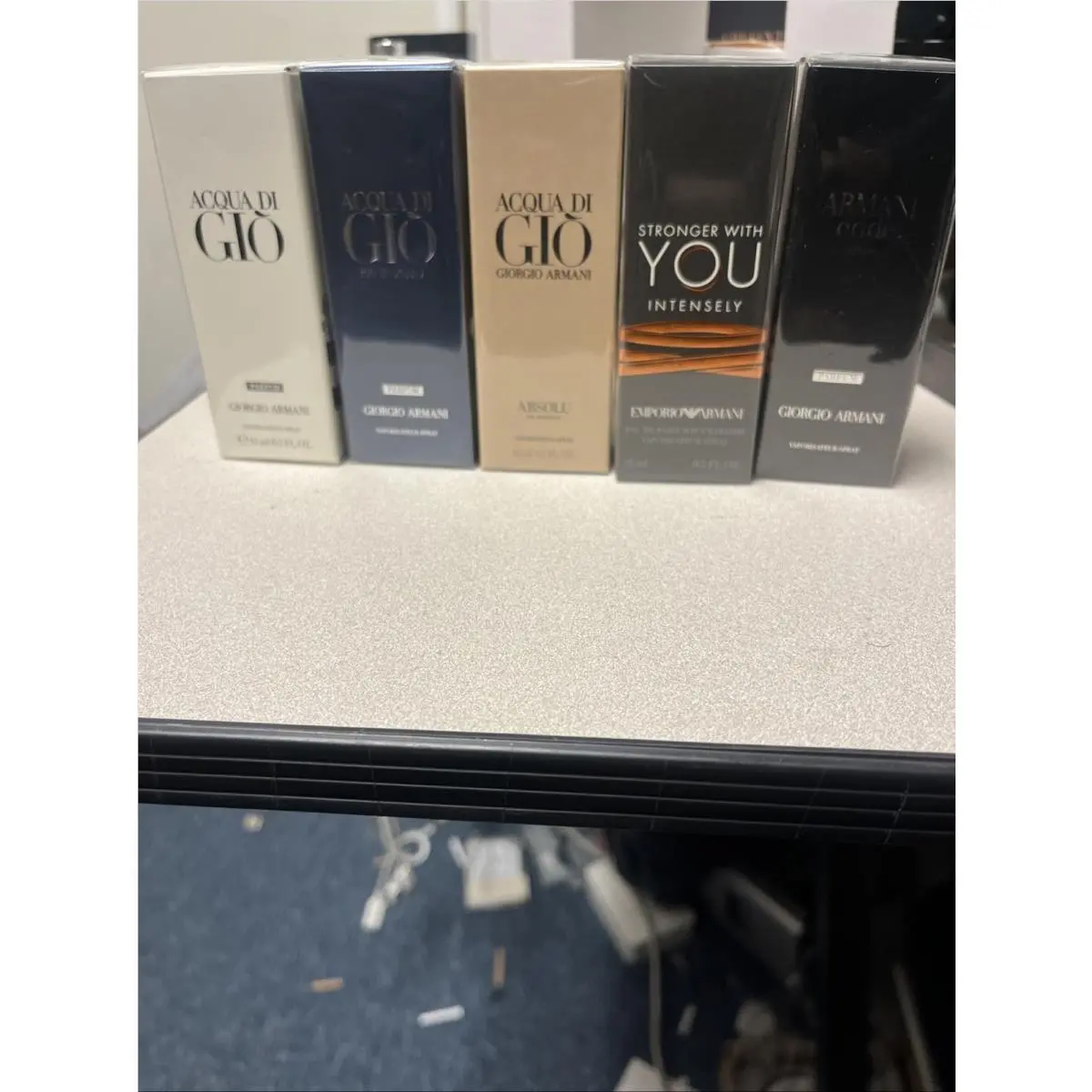 Giorgio Armani Acqua Di Gio Absolu/aqgio Parfum/profondo Armnicode 15ml Lot Of 5
