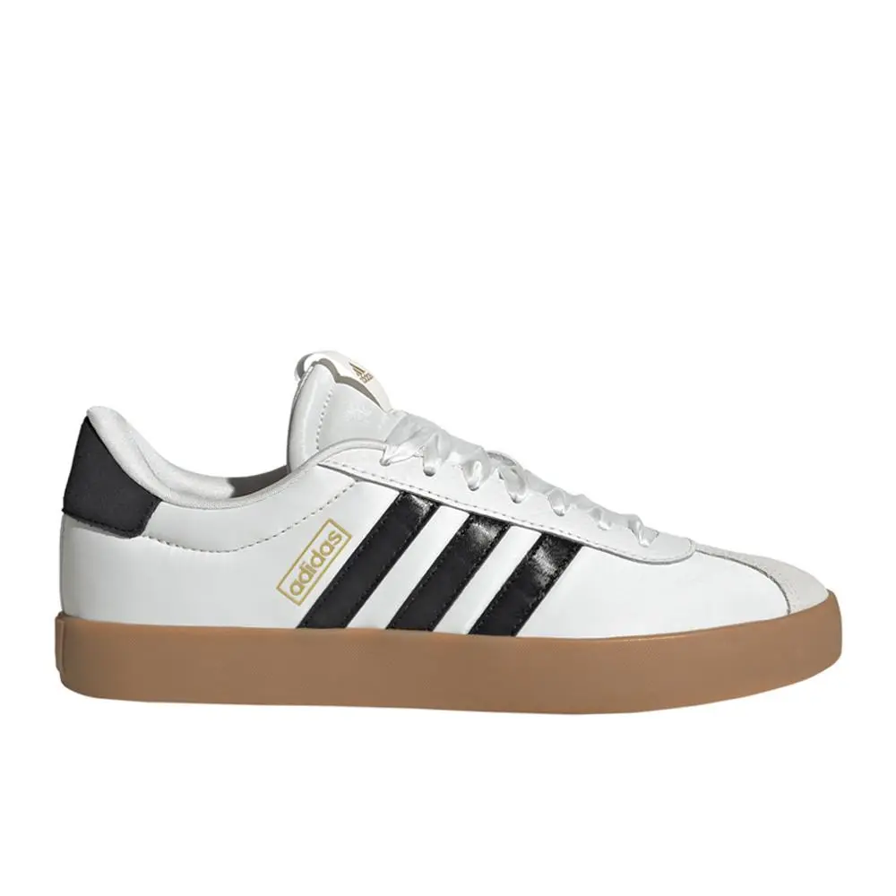 Adidas Vl Court 3.0 Lace Up Womens White Sneakers Casual Shoes JR8674
