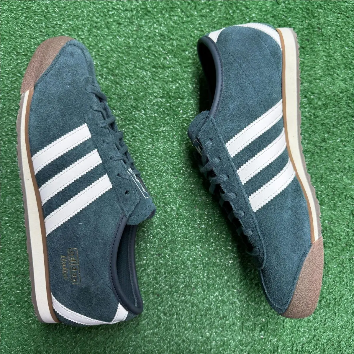Adidas shoes - Italia 70s Aurora Ivy Off White - IH9089 - Green 7