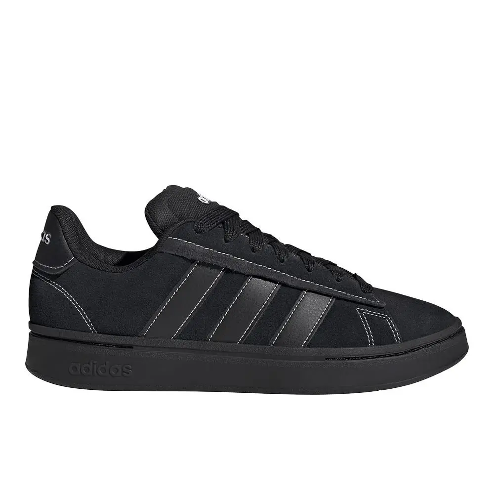 Adidas Grand Court Alpha 00S Lace Up Mens Black Sneakers Casual Shoes JH8673