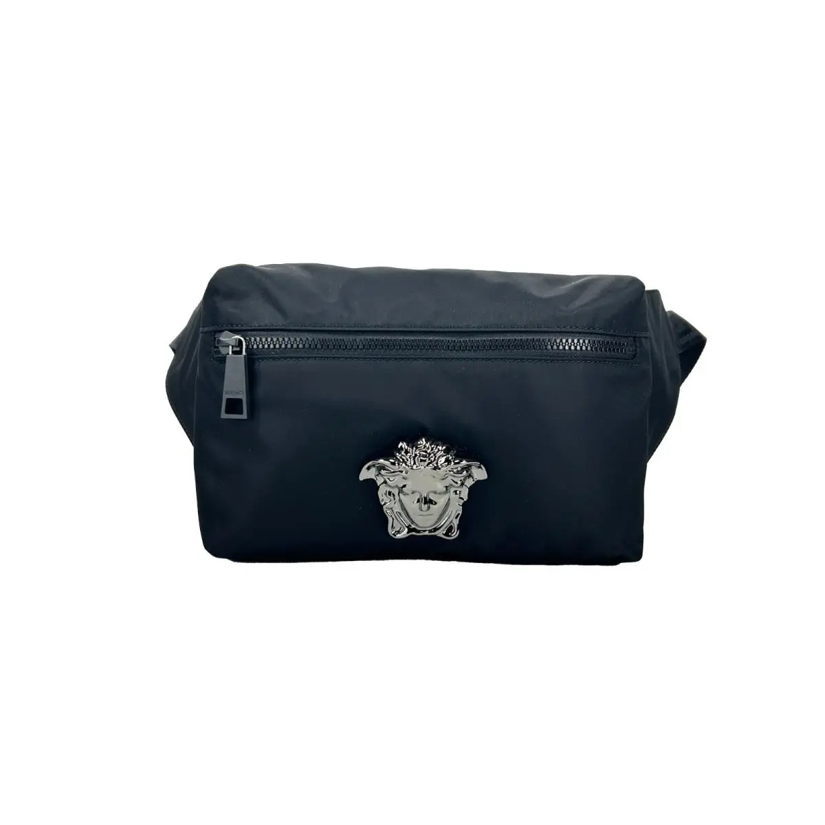 Medusa Black Nylon Belt Bag Waist Fanny Pack Purse by Versace
