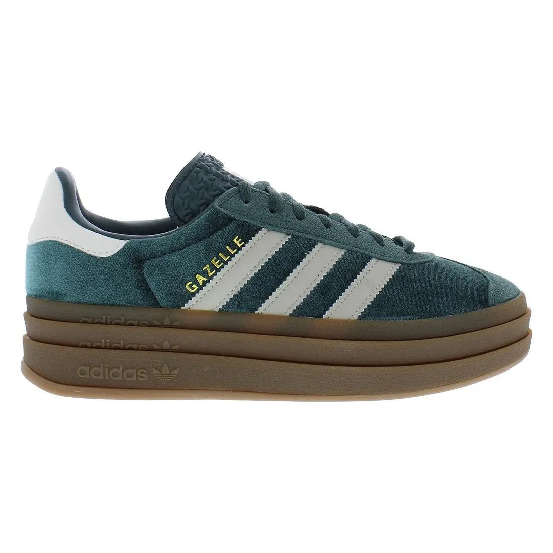 Adidas Gazelle Bold Womens Shoes - Mineral Green/Putty Grey/Mineral Green