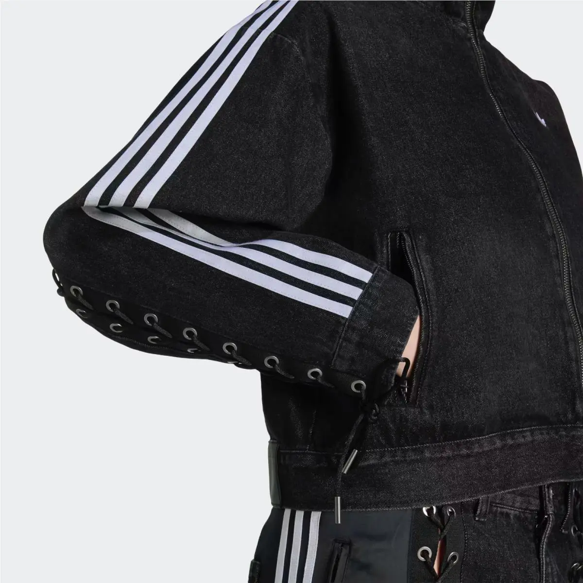 Adidas clothing - ADIDAS ORIGINALS DENIM LACING FB JACKET - KS1394 - Black 0