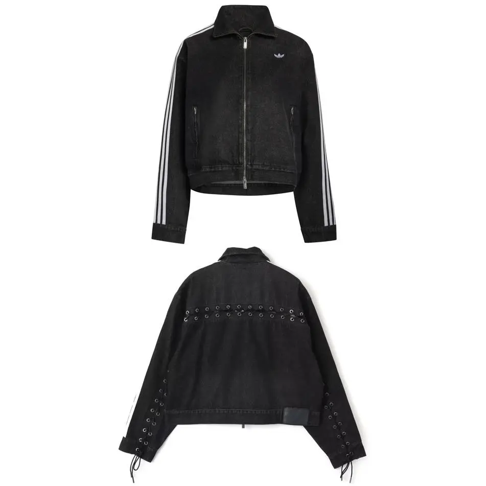 Adidas clothing - ADIDAS ORIGINALS DENIM LACING FB JACKET - KS1394 - Black 7