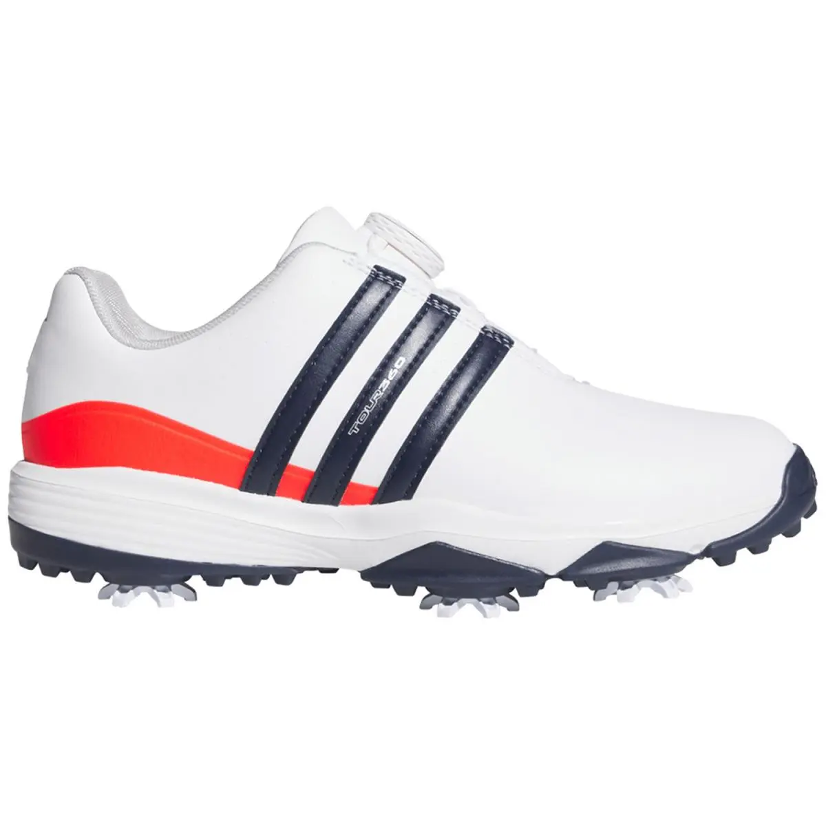 Adidas shoes - Tour360 24 Boost - Boost - White/Collegiate Navy/Lucid Red 4