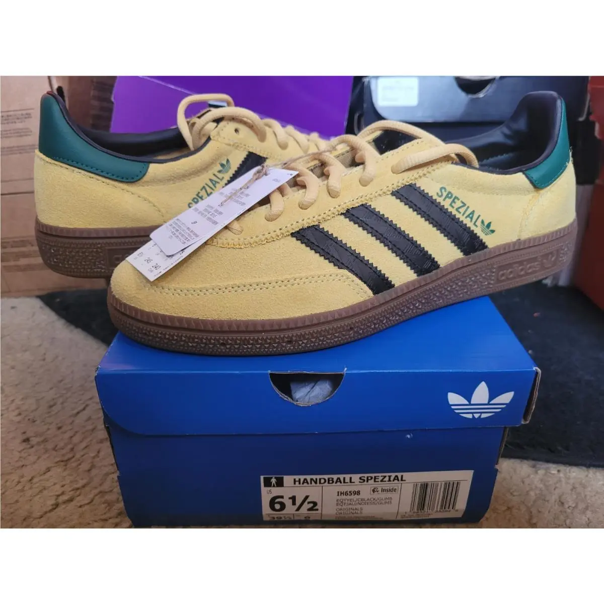 Adidas shoes - adidas Originals Handball - Originals Handball - IH6598 - Yellow 7
