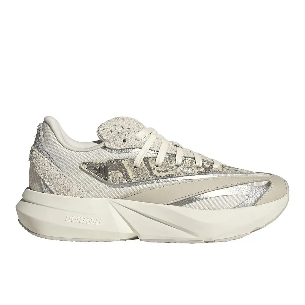 Adidas Lightblaze Lace Up Womens Beige Off White Sneakers Casual Shoes JQ7221