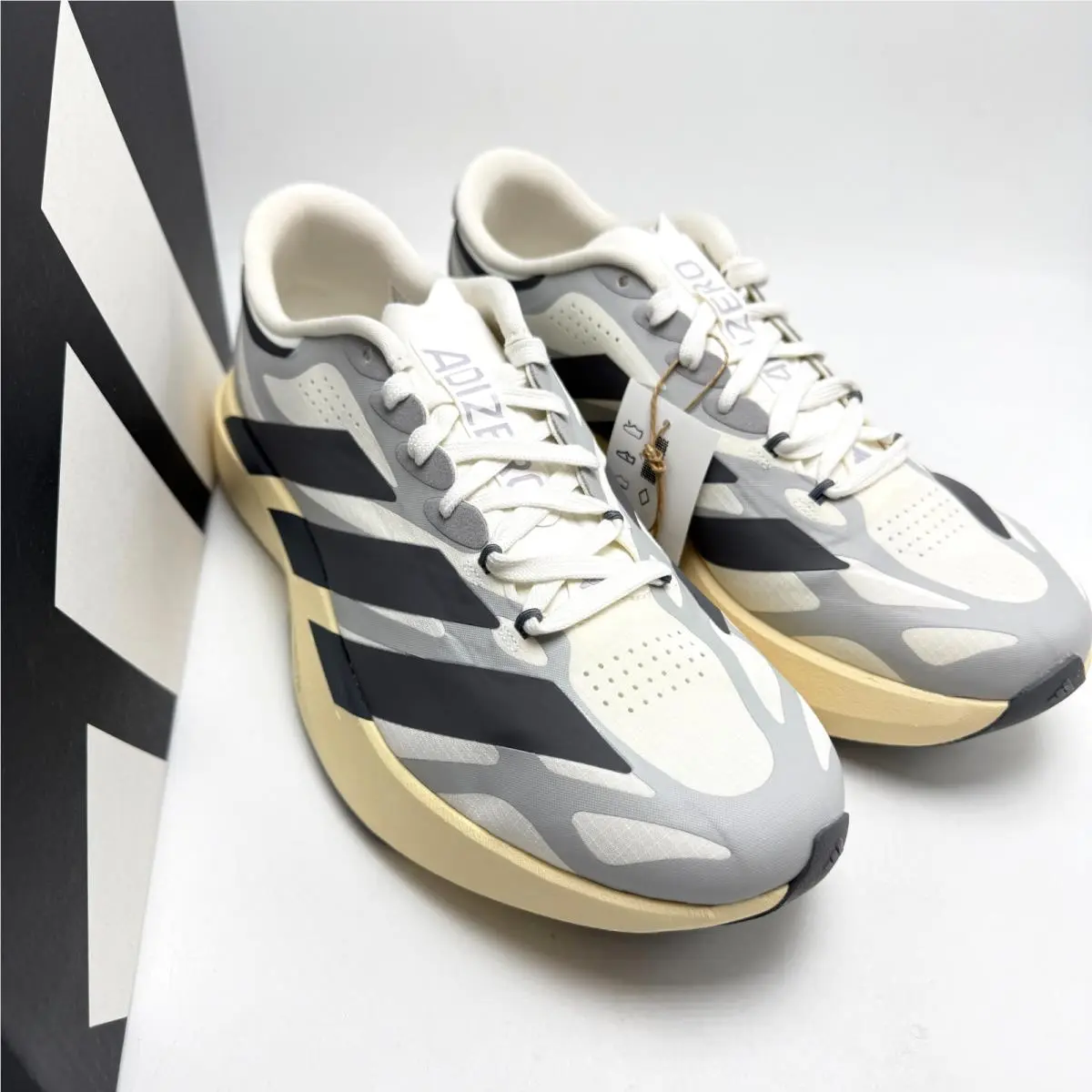 Adidas shoes - ADIDAS Adizero Evo SL EXO M - KJ0430 - Core White/Utility Black/Grey Two 9