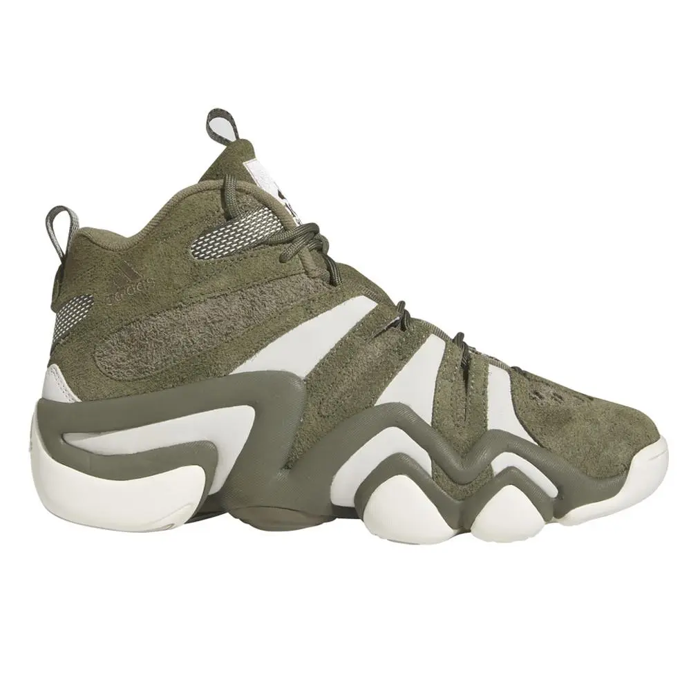 Adidas Crazy 8 Lace Up Mens Green Sneakers Casual Shoes IG3904
