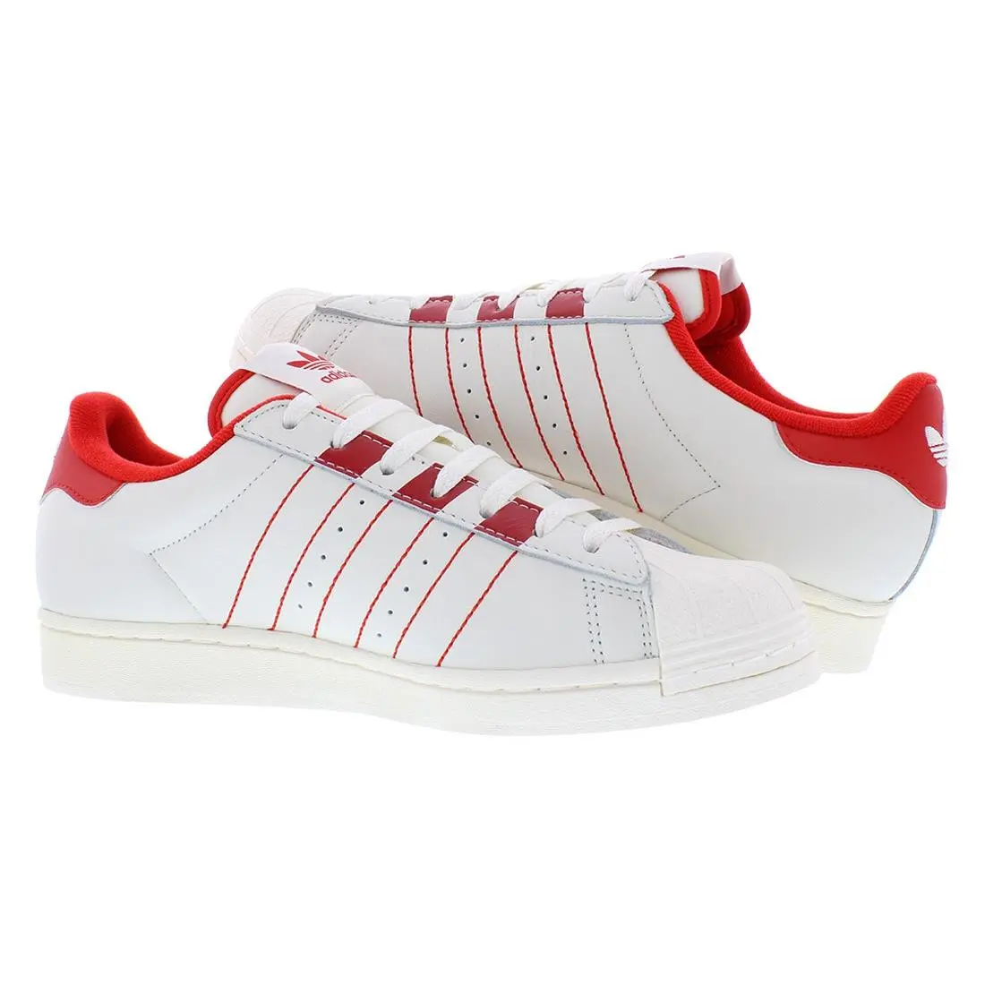 Adidas shoes - Khaki/Red, Main: White 1