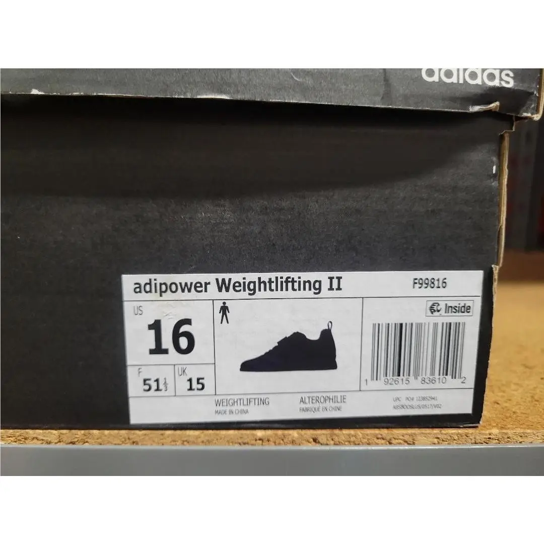Adidas shoes - adidas Adipower Weightlifting 2 - Adipower Weightlifting - F99816 - Black 11