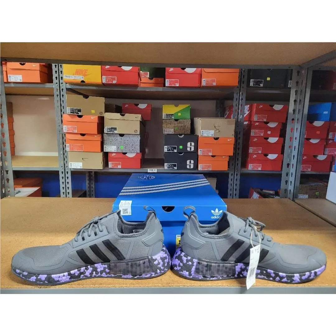 Adidas shoes - adidas NMD R1 - NMD - GW5636 - Grey Purple Rush 1