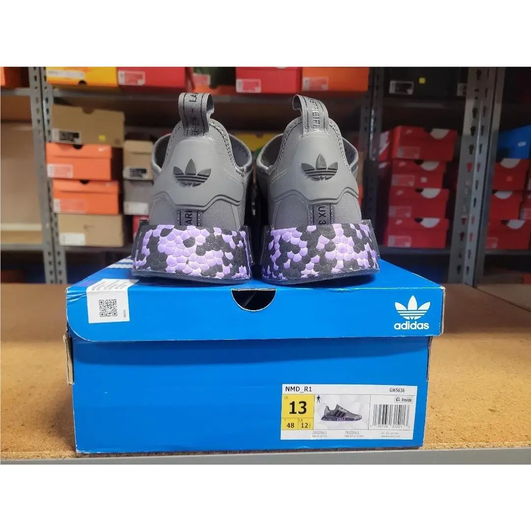 Adidas shoes - adidas NMD R1 - NMD - GW5636 - Grey Purple Rush 3